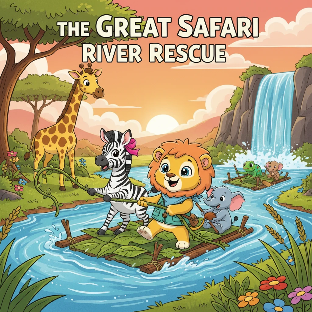 The Great Safari River Rescue - Animal stories