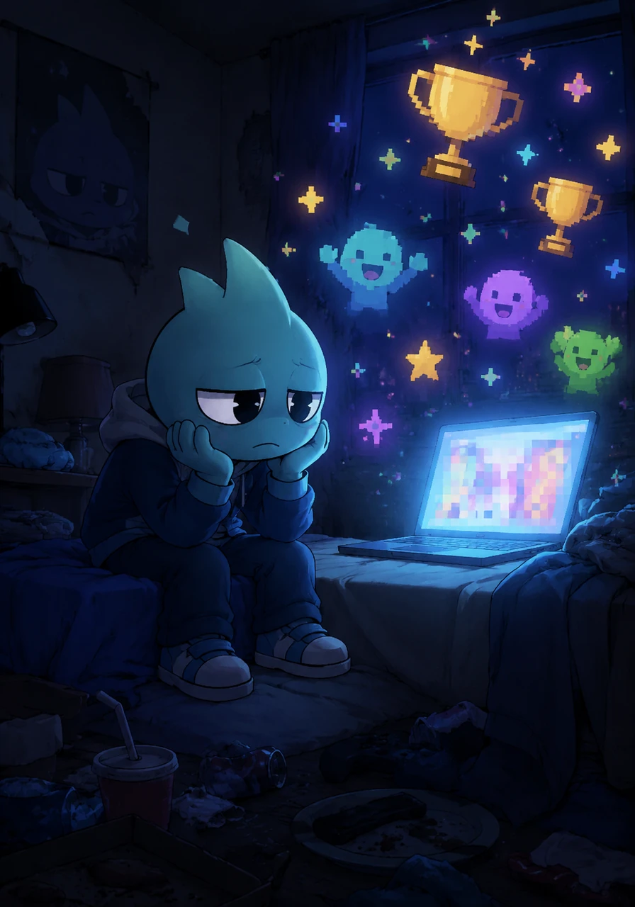 Vapo sat on his bed, staring blankly at his laptop screen as another fantasy football season came to an end. All around him, mock-up trophies and celebration messages from his friends popped up on the group chat, leaving him feeling utterly defeated and lonely.