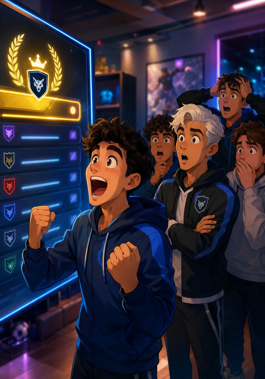 Match after match, Vapo watched in sheer amazement as his team scored incredible goals and secured crucial victories. His friends could only look on in disbelief as Vapo's name steadily climbed higher and higher up the league leaderboard.