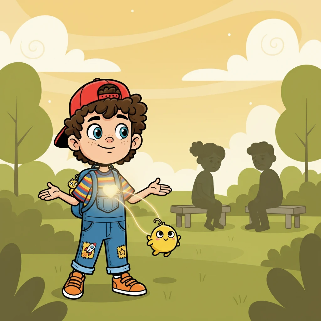 Aditya, guided by the Sprite, began to see the arguments differently. He understood that his parents were hurting, too. He realized that they needed help, just like him.
