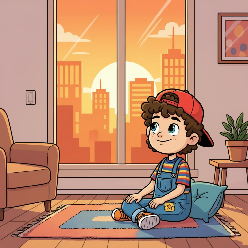 The living room was filled with a newfound peace. Aditya smiled, the skyscrapers outside now reflecting a warm sunset. He knew that even the tallest buildings couldn't compare to the strength of a loving family.