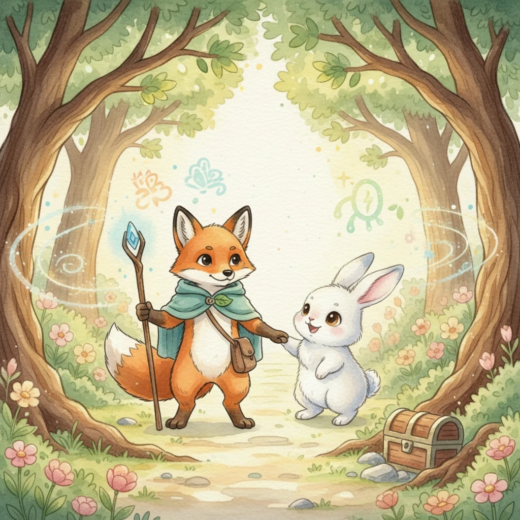 The Fox, the Bunny, and the Secret of the Park - 友情故事
