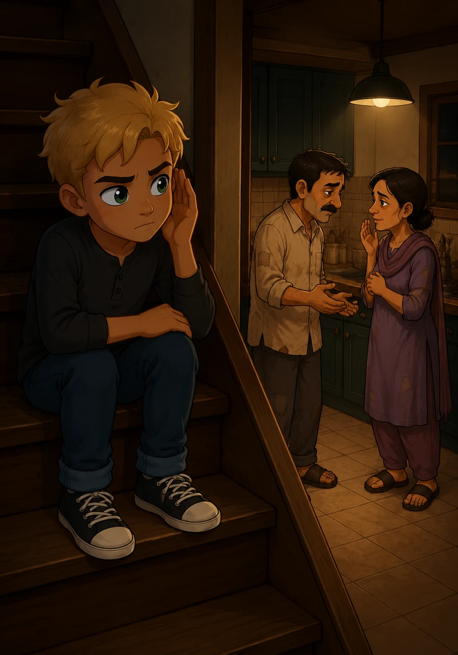 In the quiet hours of the night, Leo sits at the top of the stairs and listens to them whisper in the kitchen. It sounds like a secret alien language, filled with weary sighs and soft groans of pain that only they can truly understand.