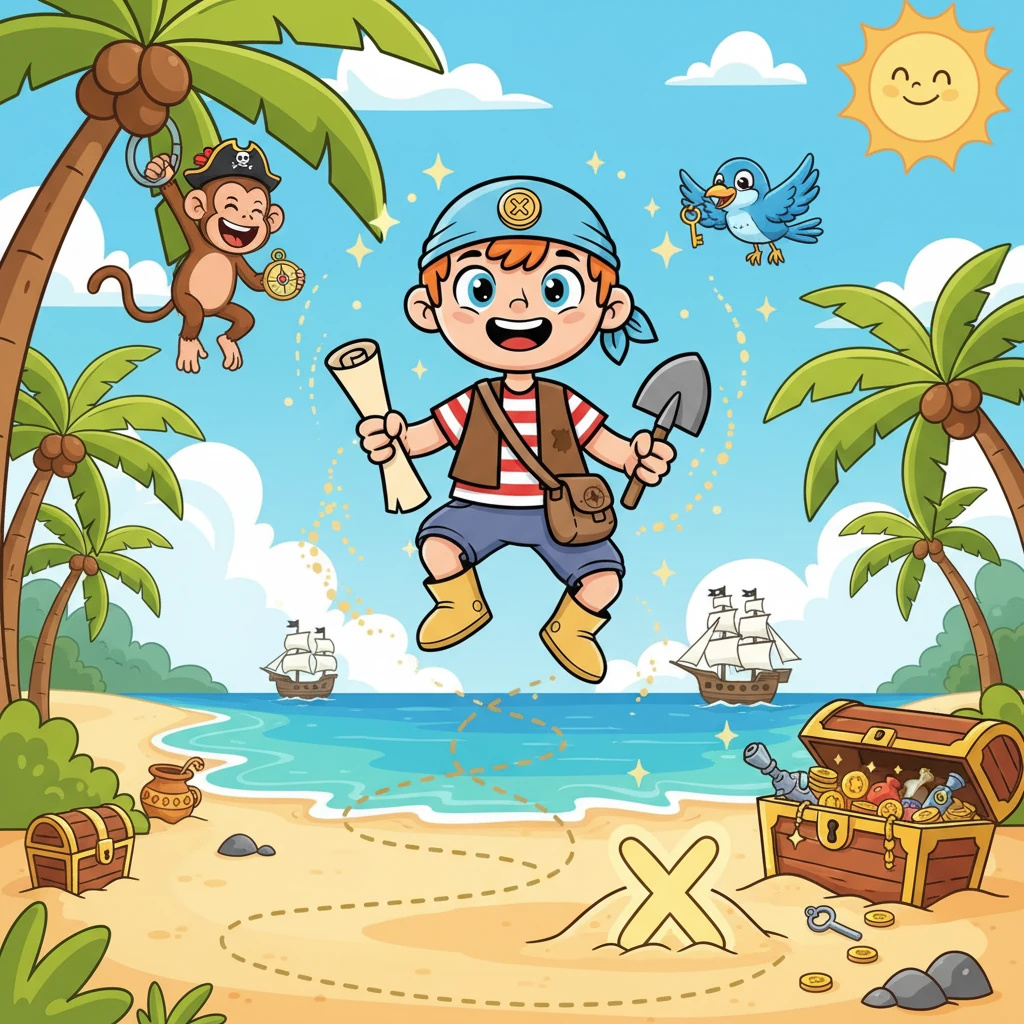 Petualangan Arif Mencari Harta Karun - adventure