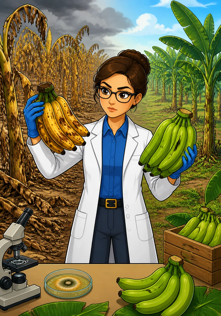 By the 1950s, the Gros Michel faced commercial extinction as Race 1 wilt rendered thousands of hectares of land unproductive. This collapse forced a desperate industry to pivot toward the Cavendish subgroup, which demonstrated a robust resistance to the initial pathogen but lacked the genetic diversity of its predecessor.