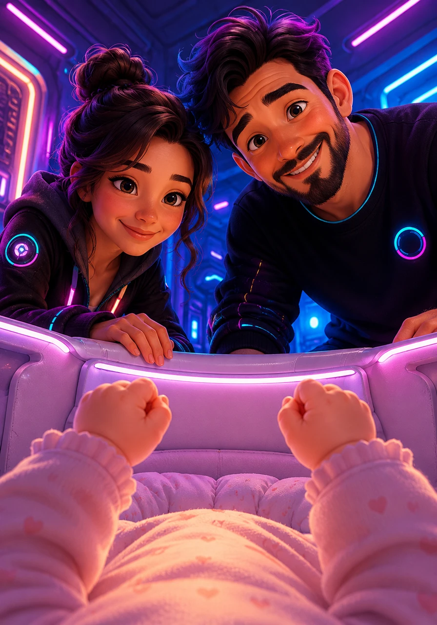 Lia opened her eyes to a world of bright colors and giant, smiling faces. She remembered being a grown-up, but looking down, she discovered she now had tiny, chubby fists and was tucked into a soft crib. At four months old, her mind was mature, but her brand-new body had a mind of its own.