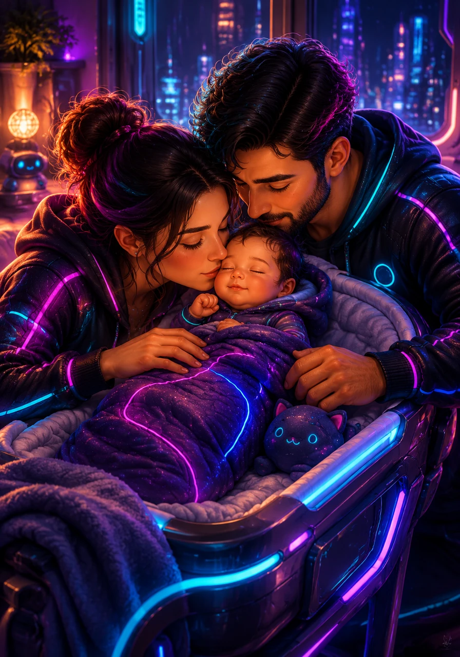 Tucked snugly into her warm sleep sack, Lia looked at her parents as they whispered sweet dreams and kissed her cheeks. She stopped fighting her baby nature, finally accepting the cozy comfort of her new life. With a tiny, contented sigh, she closed her eyes and drifted into a deep, peaceful sleep.