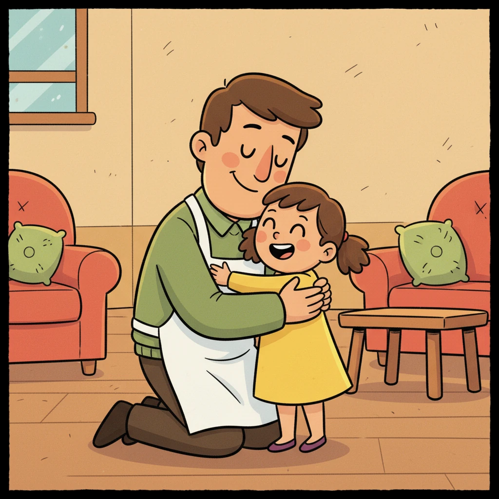 Christophe, le regard rempli d'amour, affirma que Lilou était sa plus grande fierté.
