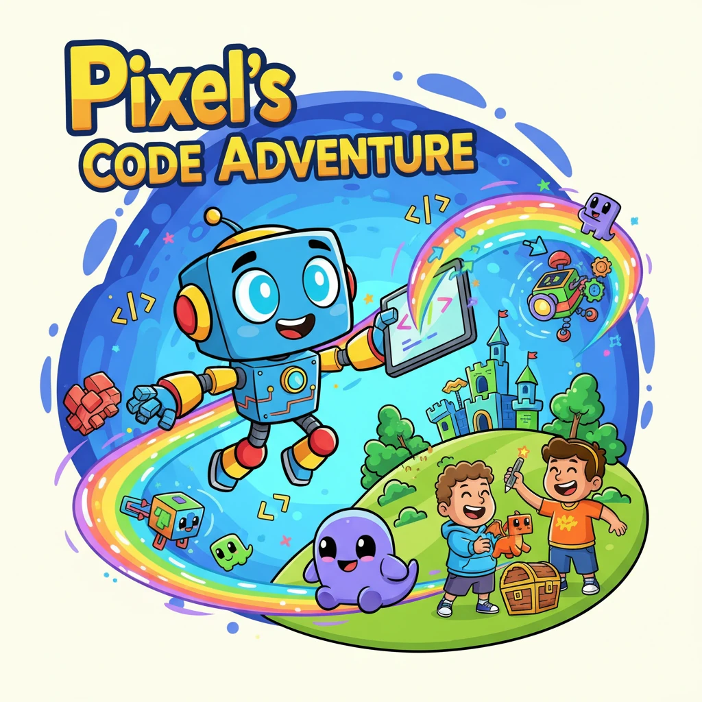 Pixel's Code Adventure - Educational stories