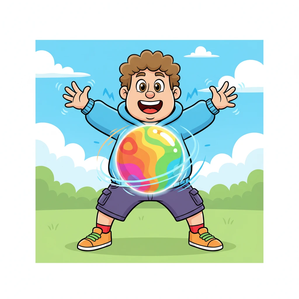 Soon, Pixel was creating a bouncy, colorful ball that zoomed and spun with his commands. He experimented with different speeds and directions, his circuits buzzing with newfound joy.