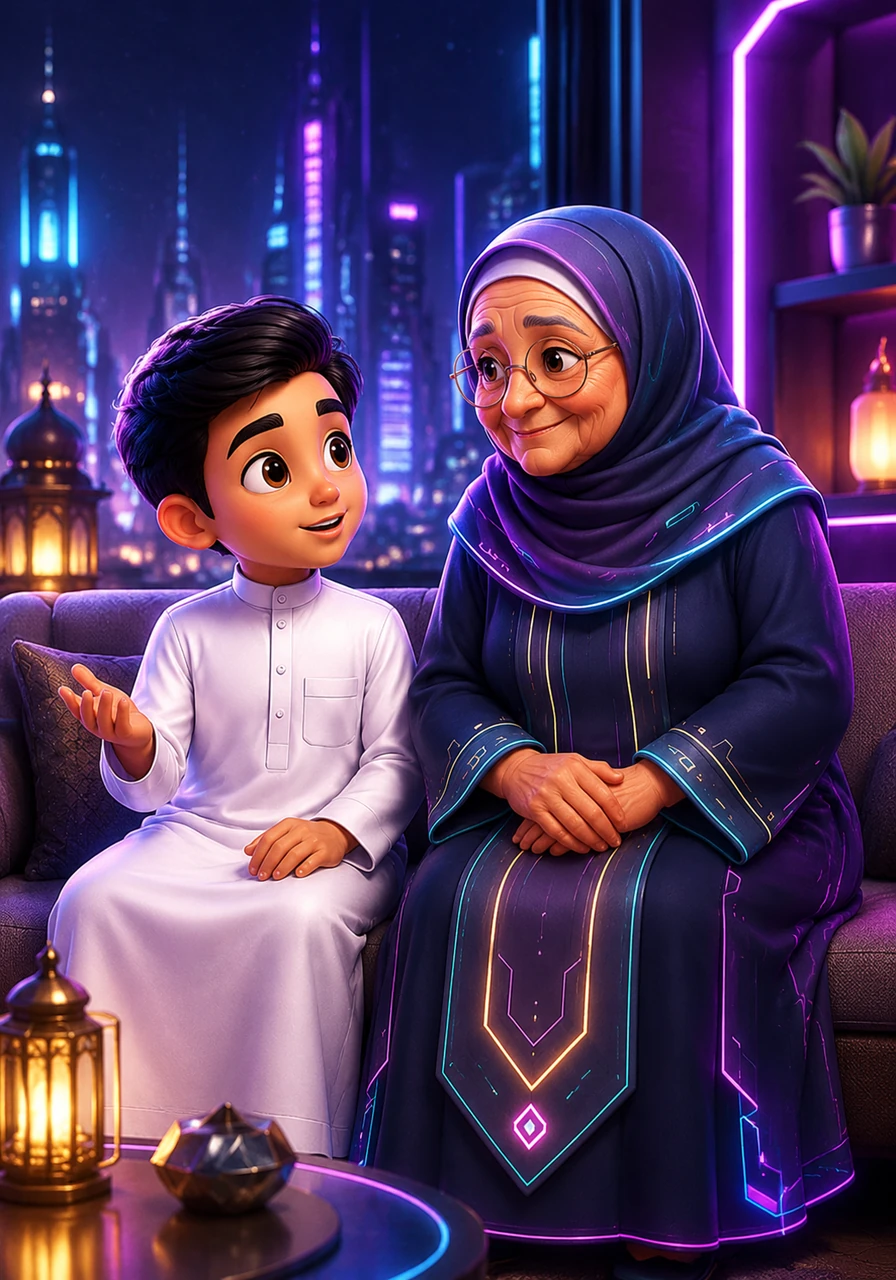 جلس سلمان بجانب جدته الحنونة في ركن هادئ من البيت وسألها بفضول عن سر اهتمام الناس بهذه الأيام، وهل هي تشبه شهر رمضان المبارك في مكانتها وفضلها؟