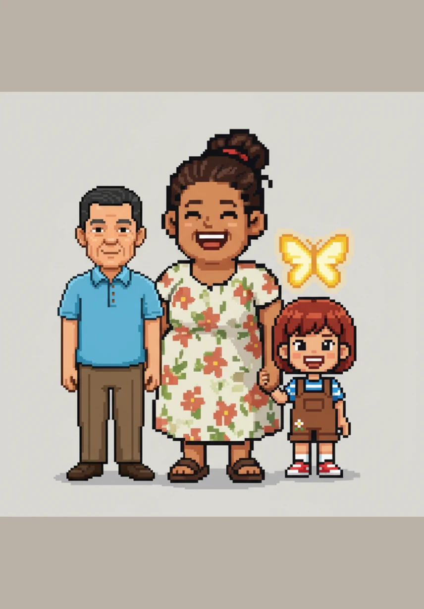 Meet Mimay, a cheerful six-year-old girl who lives with her loving parents, Tatay Ramon and Nanay Bebe, and her older siblings, Eman and Bernie. She is the youngest in her family and is known for her kind heart and happy spirit.