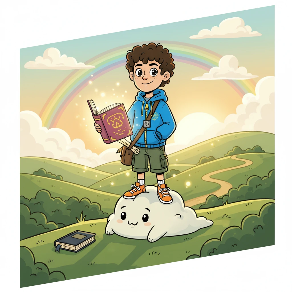 No final, o livro fechou, deixando a sensação de que, com coragem e autoconhecimento, todos podem ser mais espertos que o medo. A cena final seria uma ilustração inspiradora, que demonstra otimismo e esperança, convidando o leitor a ser o herói de sua própria história.