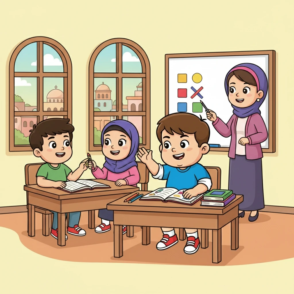 پرهام با شنیدن حرف‌های معلم، کمی به فکر فرو رفت. او تصمیم گرفت که به حرف‌های معلمش گوش دهد. از آن روز به بعد، در کلاس، بیشتر به درس توجه می‌کرد و سعی می‌کرد با دوستانش مهربان باشد.