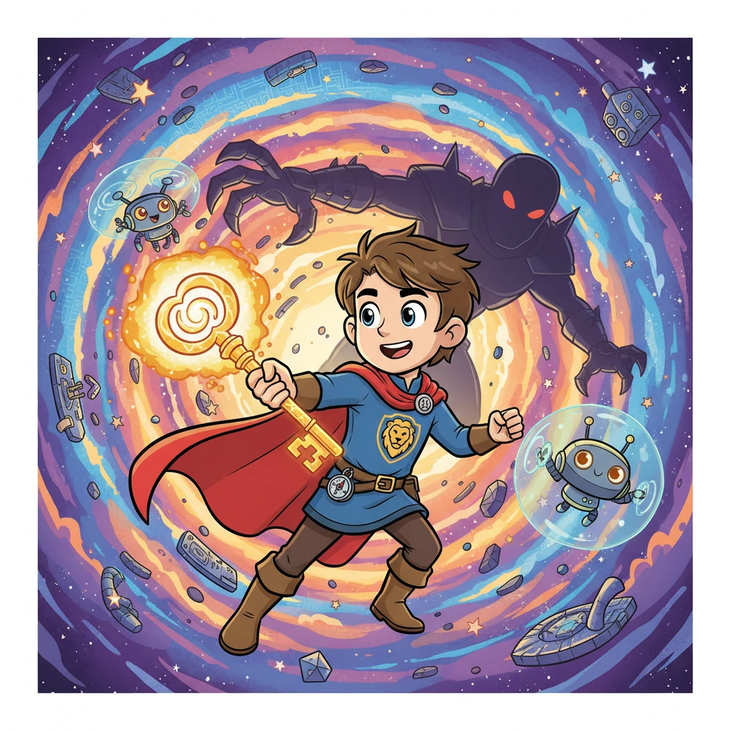 Jet Dynamo and the Cosmic Key - Adventure stories