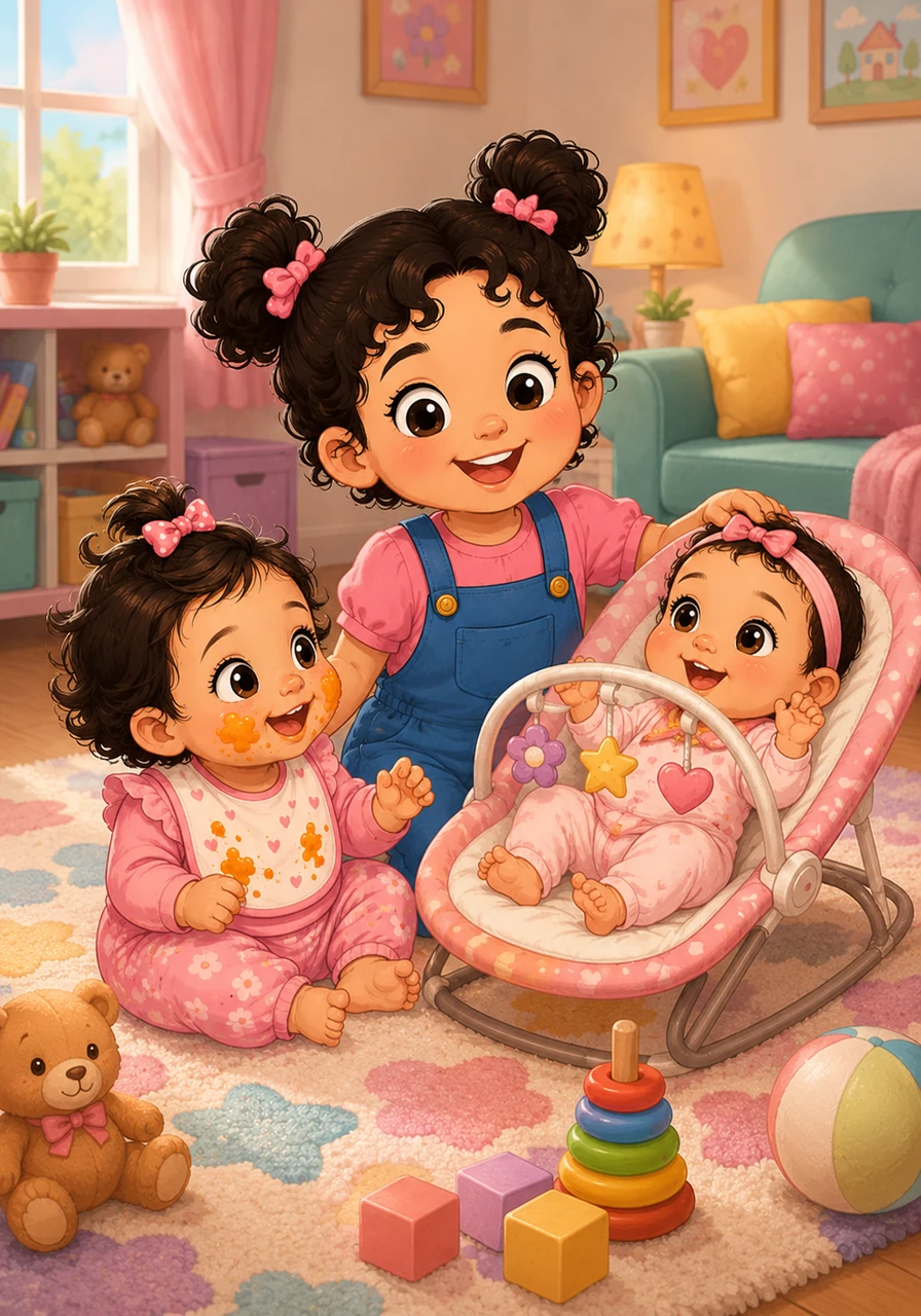 Zineb est une petite fille de neuf ans qui a une mission très spéciale : être la meilleure grande sœur du monde. Avec ses deux petites sœurs, Joudya qui a trois ans et le bébé Hiba qui en a un, chaque journée est une véritable aventure (adventure).