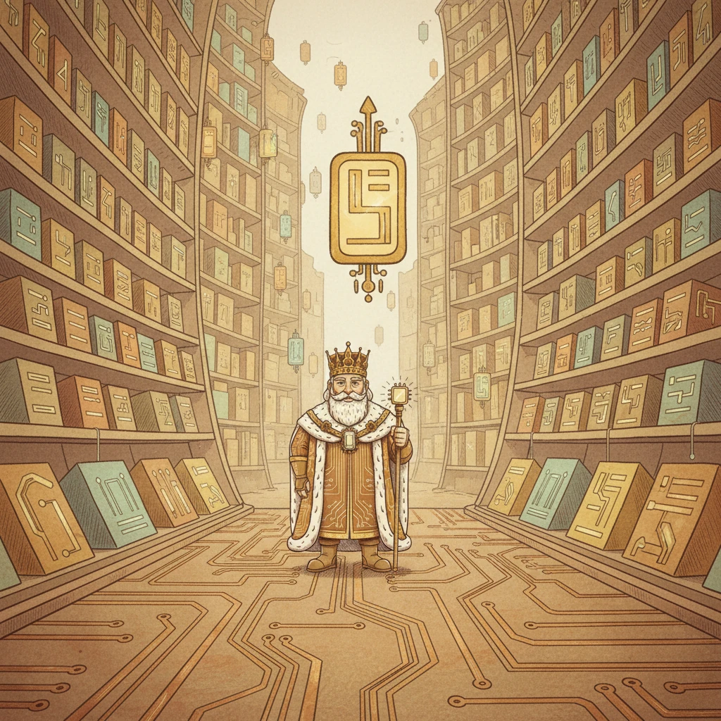 Archie journeyed to the Vast Data Vaults, the kingdom's main memory, filled with countless shelves of ancient and new information. From these vaults, vital Command Glyphs were fetched when needed by the Central Processing Unit.