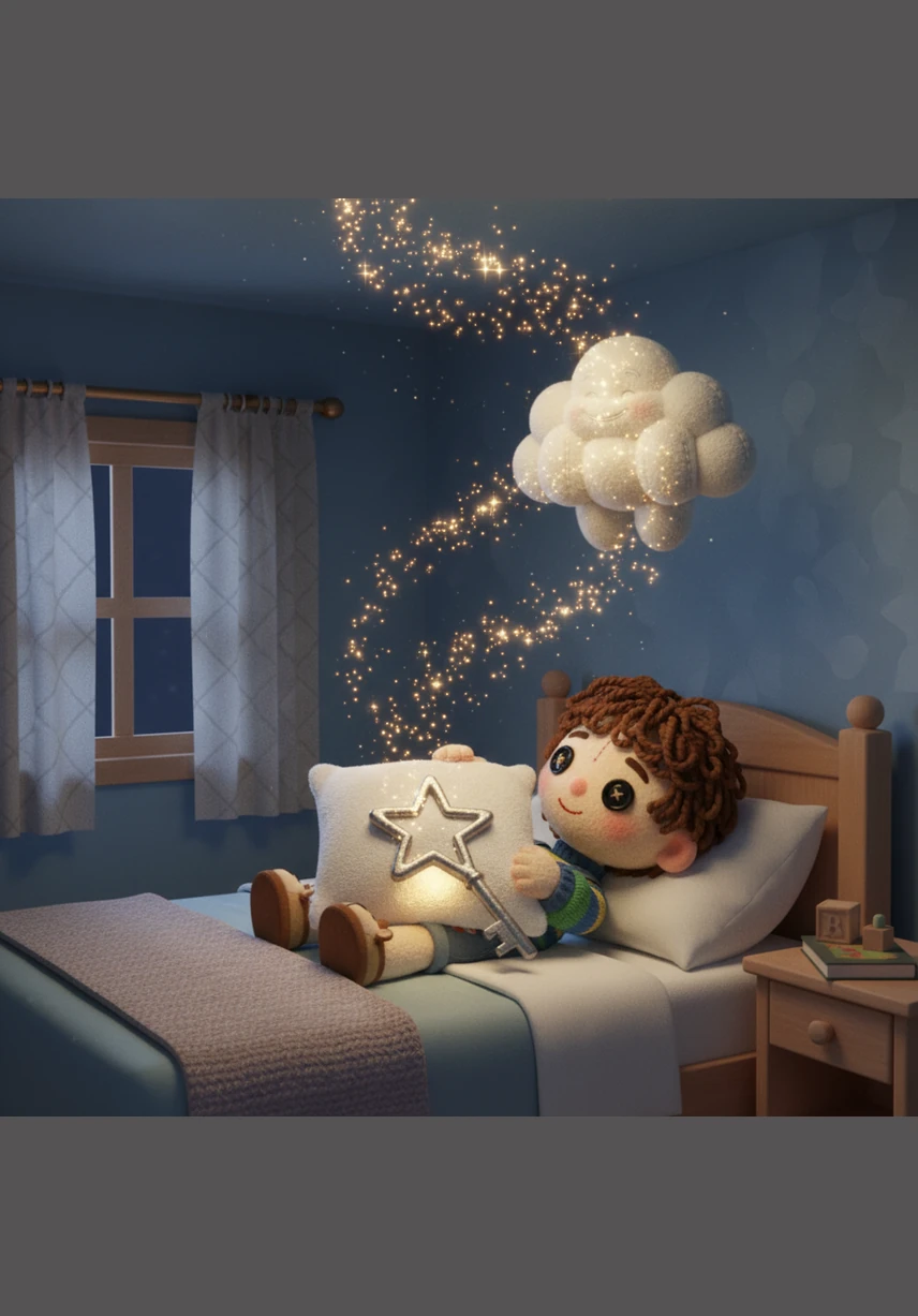 Mert yatağına uzandığında yastığının altında gümüş rengi, yıldız şeklinde bir anahtar buldu. Bu anahtar o kadar parlaktı ki odasının tavanında küçük ışık oyunları yapıyordu.