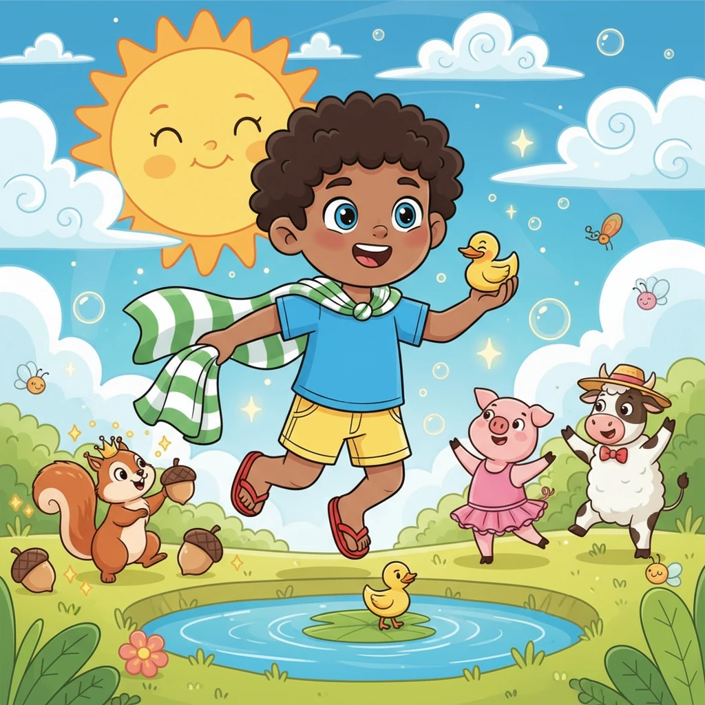 Leo's Summer Morning Adventures - animal