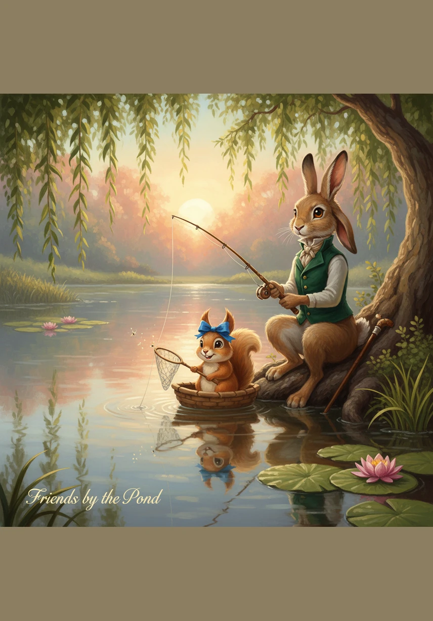 Later that day, Barnaby sat by the edge of a still, clear pond and looked at his own reflection in the water. He practiced opening his mouth to say a simple hello, but the only sound that came out was a tiny, soft squeak that even the nearby dragonflies didn't seem to notice.