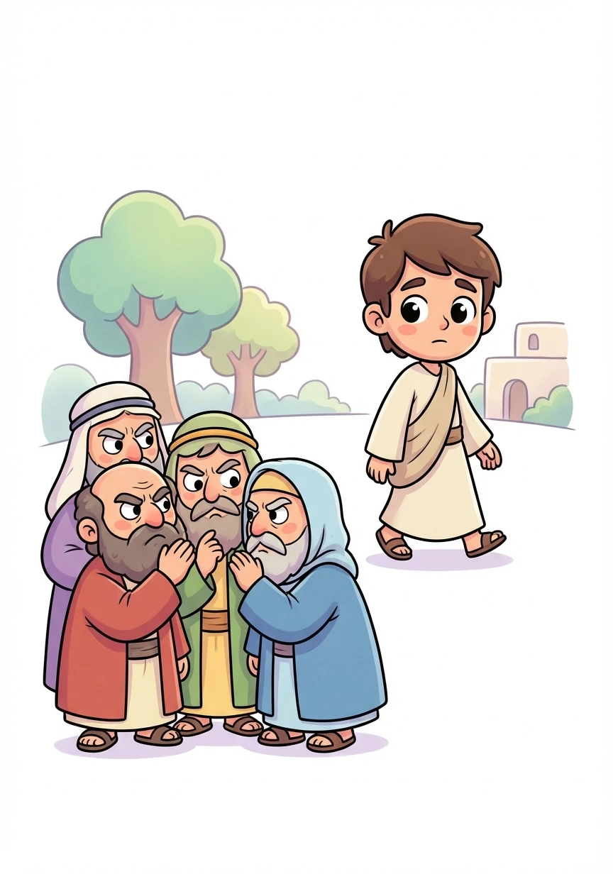 Les chefs religieux de l'époque s'opposent à Issa. Ils complotent pour le faire taire et le persécutent.