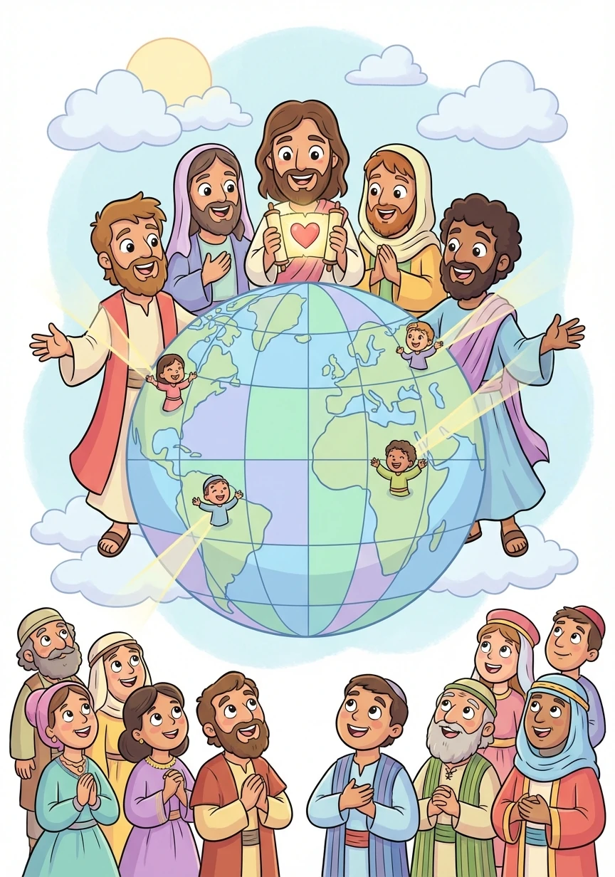 Les disciples d'Issa continuent à propager son message à travers le monde. Son enseignement inspire des millions de personnes à travers les âges.