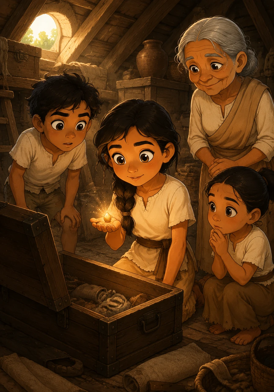 One afternoon, Elara discovers a single, shimmering seed tucked away in an old wooden chest in her attic. While it looks small and dry, she feels a strange warmth radiating from it, as if the seed is holding its breath and waiting for a chance to grow.