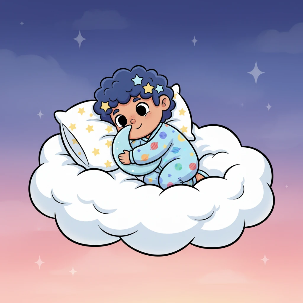 As the first whispers of pink and orange painted the horizon, it was Milo's time to gently set. But oh, his cloud bed looked so inviting! Milo decided he would just stay a tiny bit longer, snuggled amongst the last twinkling stars.
