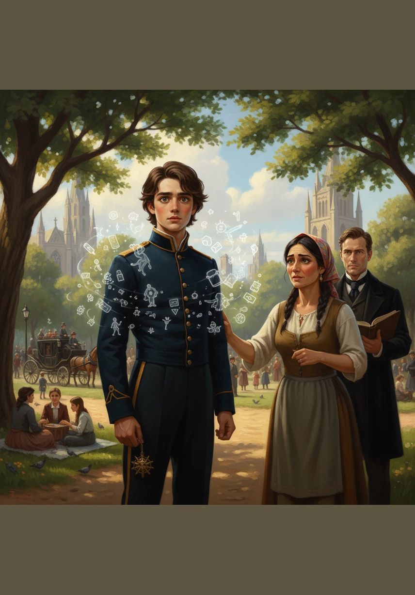 خرج زين إلى الحديقة العامة، ولأول مرة في حياته، سمع زقزقة العصافير فوق الأشجار وحفيف الأوراق تحت أقدامه. توقف للحظة مغمض العينين، مستمتعاً بسمفونية الطبيعة الرائعة التي كانت غائبة عنه لسنوات طويلة.