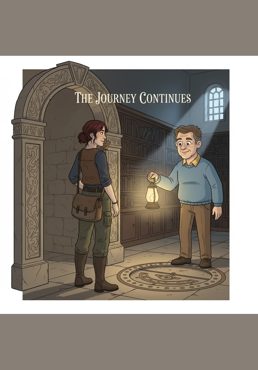 Maya leaves the hidden floor and locks the door behind her, carrying the warmth of the archive in her heart. She knows now that no thought is ever truly lost, and some secrets are meant to be found when we need them most.