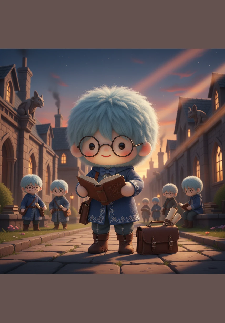 As the sun sets, casting a warm orange glow over the monastery’s spires, the university hums with the sound of chanting and quiet discussion. Aryaman watches the lamplight flicker in the library windows, knowing that the flame of wisdom never truly goes out.