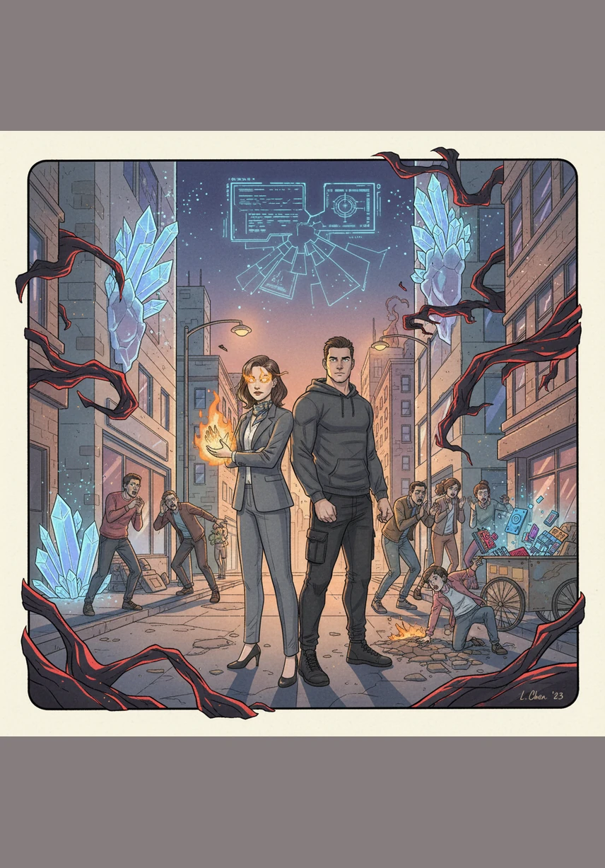 Городские улицы начали меняться прямо на глазах: тени удлинялись, а между привычными зданиями стали проступать очертания скрытых проходов. Алиса поняла, что декорации её жизни начинают рушиться, открывая путь в мир, о существовании которого она раньше и не подозревала.