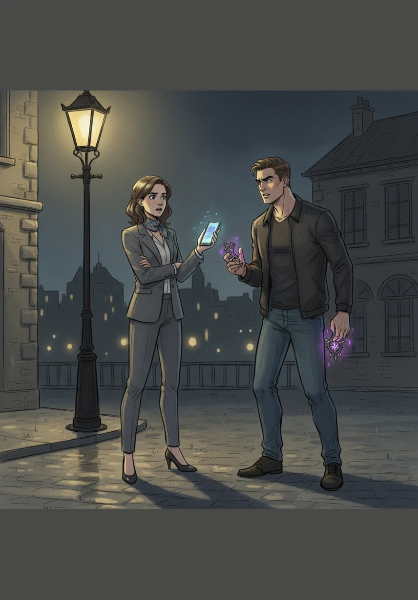 Её лучший друг, всегда казавшийся открытым, внезапно отвел взгляд и заговорил загадками, когда Алиса показала ему сообщение. В тусклом свете уличного фонаря она увидела в его руках странный артефакт, осознав, что все близкие люди годами хранили от неё опасные секреты.