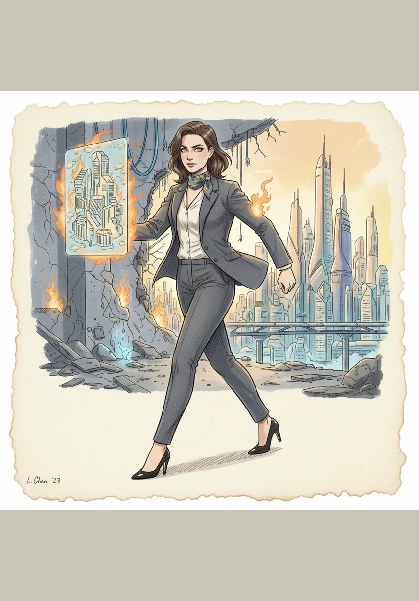 Сделав решительный шаг вперед, Алиса увидела, как стены реальности окончательно рассыпаются, обнажая удивительный мир, полный магии и опасностей. Она больше не была актрисой в чужой пьесе — теперь она сама сжимала перо, готовая писать свою собственную историю.