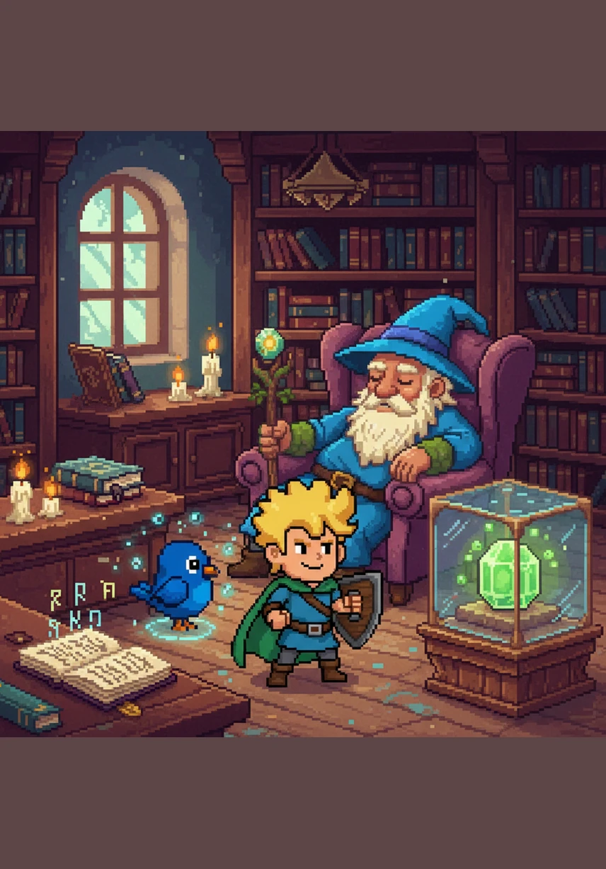 Lukas findet auf dem staubigen Dachboden eine alte, glitzernde Karte zwischen vergessenen Schätzen. Als er mit dem Finger über die Linien fährt, beginnt das Papier sanft zu leuchten und flüstert leise seinen Namen.