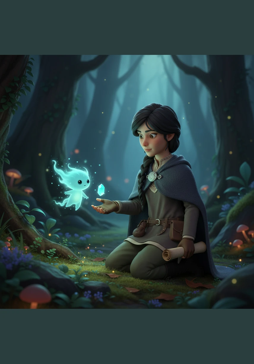 Lima sits on the rug, drawing a picture of her and Roos holding hands under a giant rainbow. She understands now that being a big sister isn't about age, but about the love and care they share for one another.