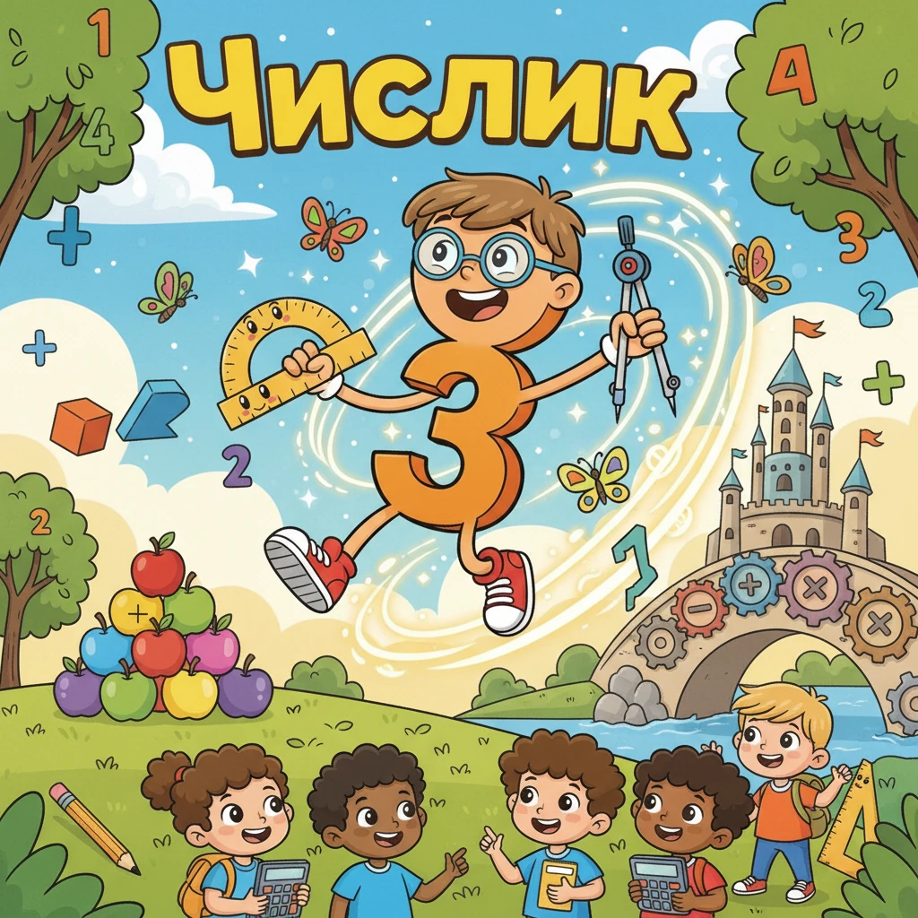 Приключения Числика: Математический Комикс - educational