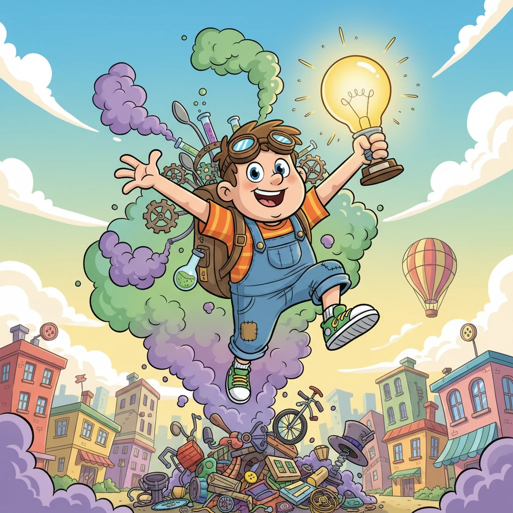 Barnaby Button's Big Bright Idea - growth