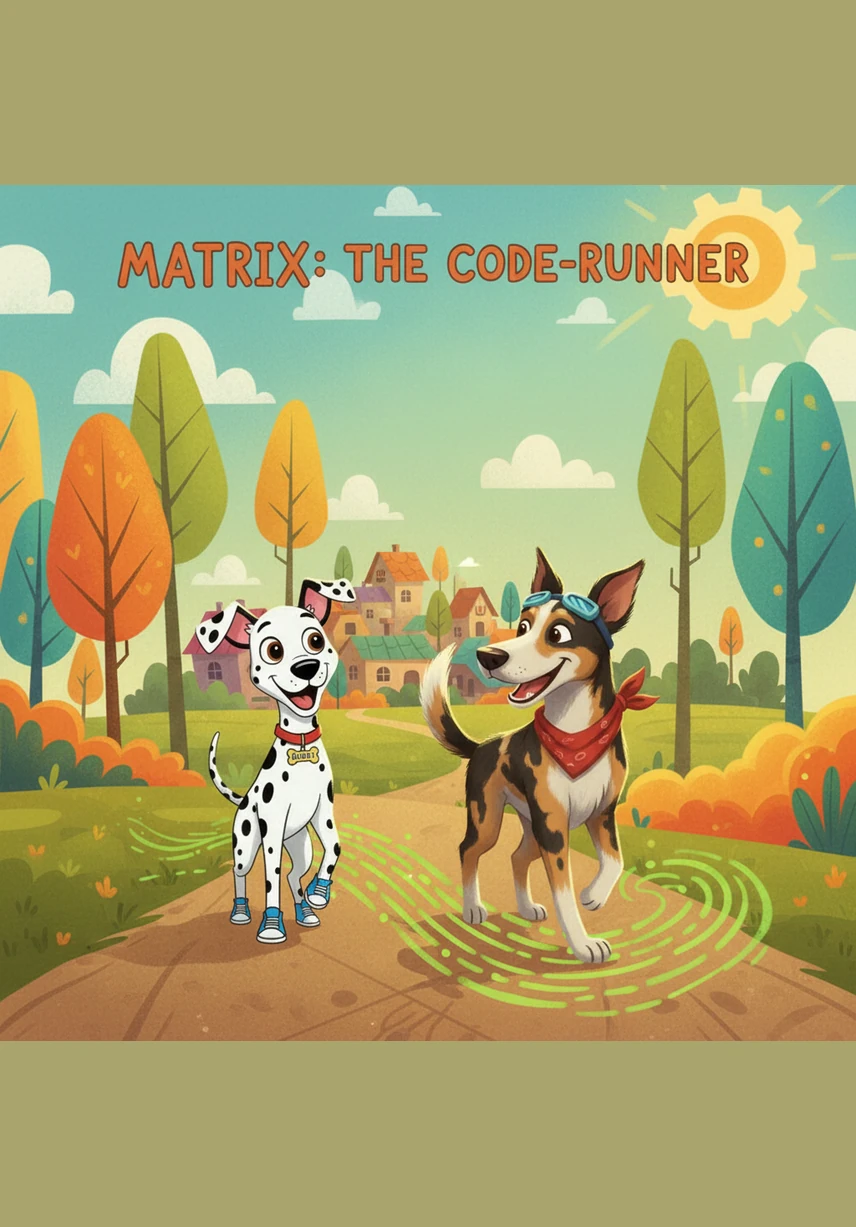 The two brothers trotted out into the wide world with their tails wagging high in the air. Bobby urged Matrix to stay close, but Matrix was already several steps ahead, his nose twitching at all the new and exciting smells.