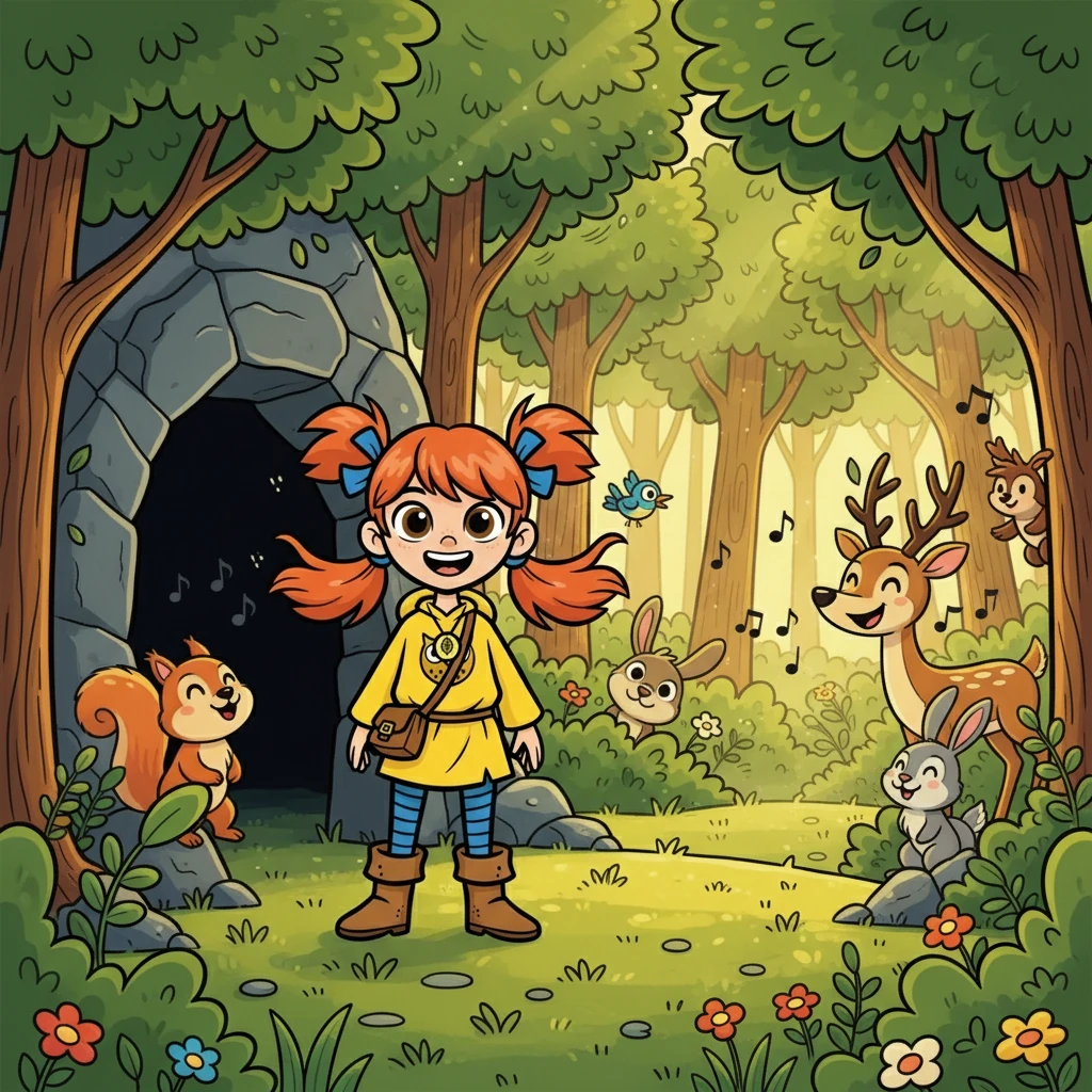 They emerged from the cave, and the forest seemed to breathe a collective sigh of relief. The trees rustled, and the animals began to sing.