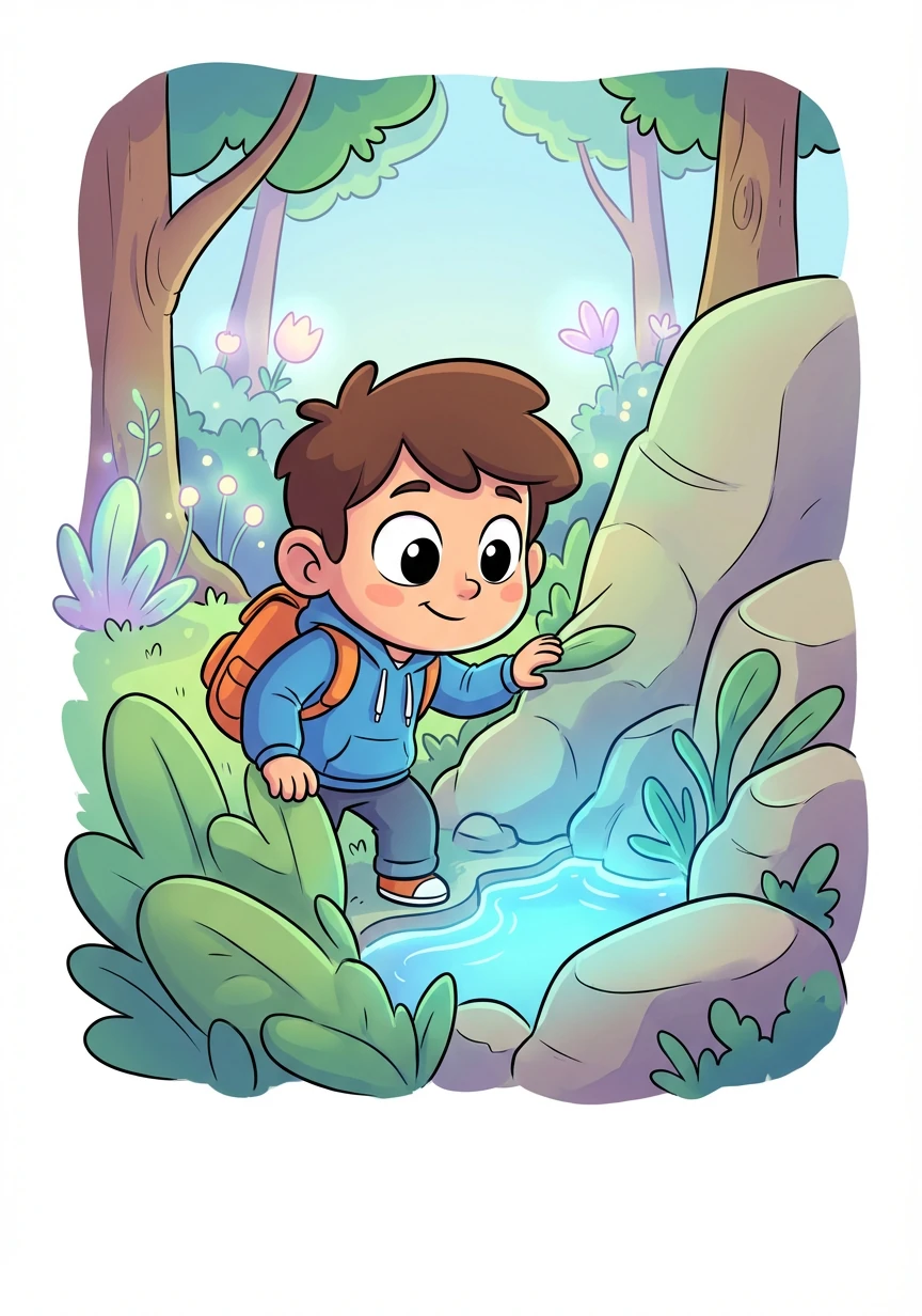 Toma remembered an old story his grandmother told him about a magical spring hidden deep within the forest, its waters known to heal anything. He decided to find it.