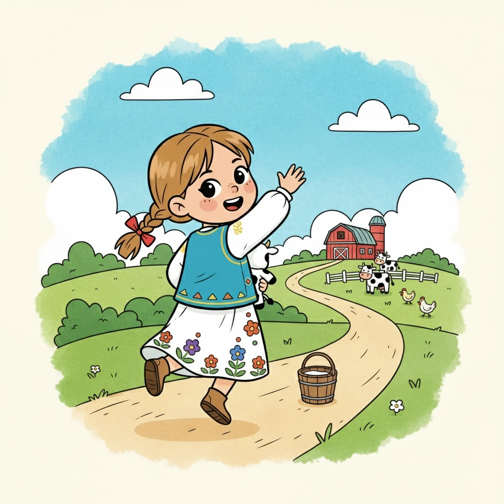 Айгүл келесі жолы фермаға қайта келуге уәде берді. Ол сиырдың сүтінен жасалған дәмді тағамдарды сағынды. Айгүл жануарлармен танысуды жалғастырғысы келді.