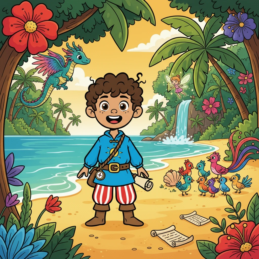 Ao chegar à Ilha dos Amores, Luís foi recebido por paisagens deslumbrantes, com praias de areia dourada e florestas tropicais. Ele encontrou seres fantásticos e ouviu histórias de amor e perda, ecoando os versos de Camões. A ilha parecia respirar poesia.