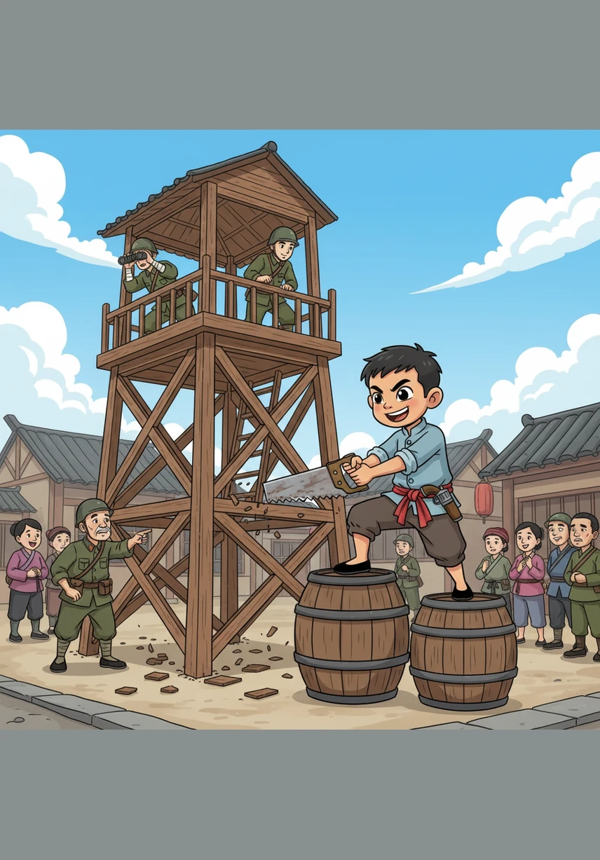 在碧波荡漾、芦苇丛生的白洋淀边，住着一个机灵淘气的男孩张嘎。他整天在水里钻来钻去，像条活泼的小鱼，乡亲们都亲昵地叫他“嘎小子”。