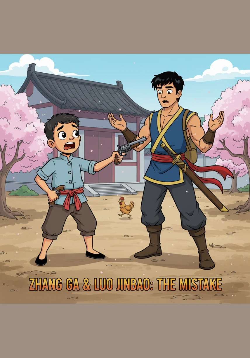 在寻找队伍的途中，嘎子遇到了背着枪的罗金保。他误以为对方是汉奸，使出浑身解数想缴对方的枪，结果闹出了一场令人啼笑皆非的误会，也因此结识了这位游击队排长。