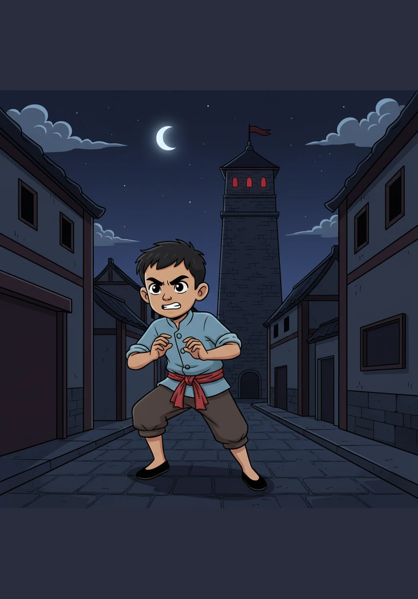 听说游击队要攻打敌人的岗楼，嘎子再也坐不住了。他趁着夜色偷偷从老乡家跑出来，想要参加战斗，却在进城侦察时不幸被敌人发现并逮捕。