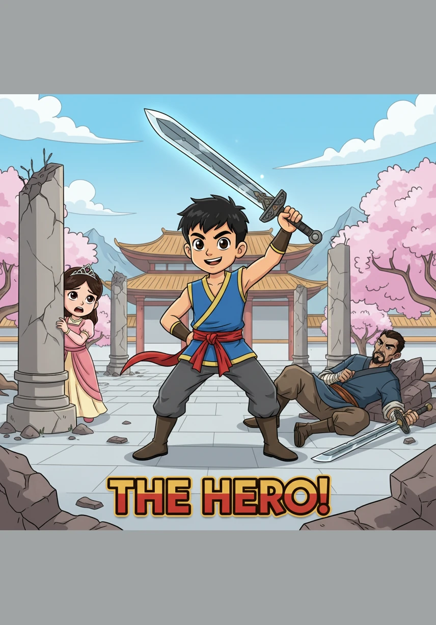 战斗打响了，嘎子像小老虎一样冲在前面，配合战友们一把火烧掉了敌人的岗楼。在硝烟中，他终于救出了日思夜想的钟亮叔，大家在胜利的喜悦中紧紧拥抱在一起。