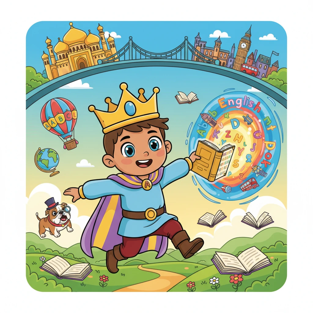 Prince Akhmet's English Adventure - Educational stories