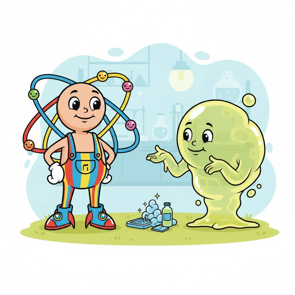 הם המשיכו במסעם, ופגשו את כלור, גז ירקרק-צהוב, שסיפר על השימושים שלו כחומר חיטוי. כלור הסביר לאטומי על החשיבות שלו, למרות רעילותו.