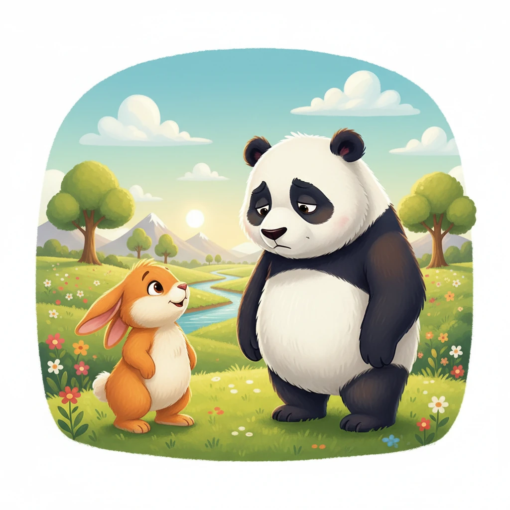 il coniglio e il panda